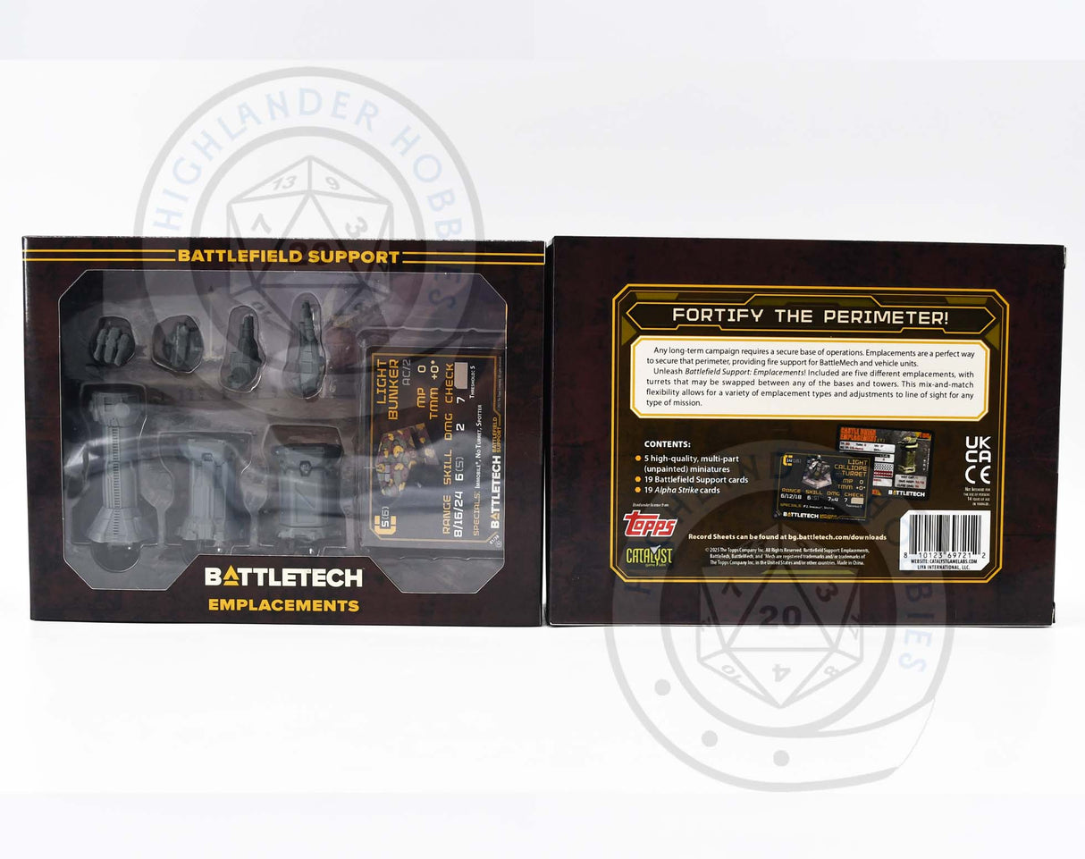 Battlefield Support Emplacements Force Pack 35796 [Battletech]
