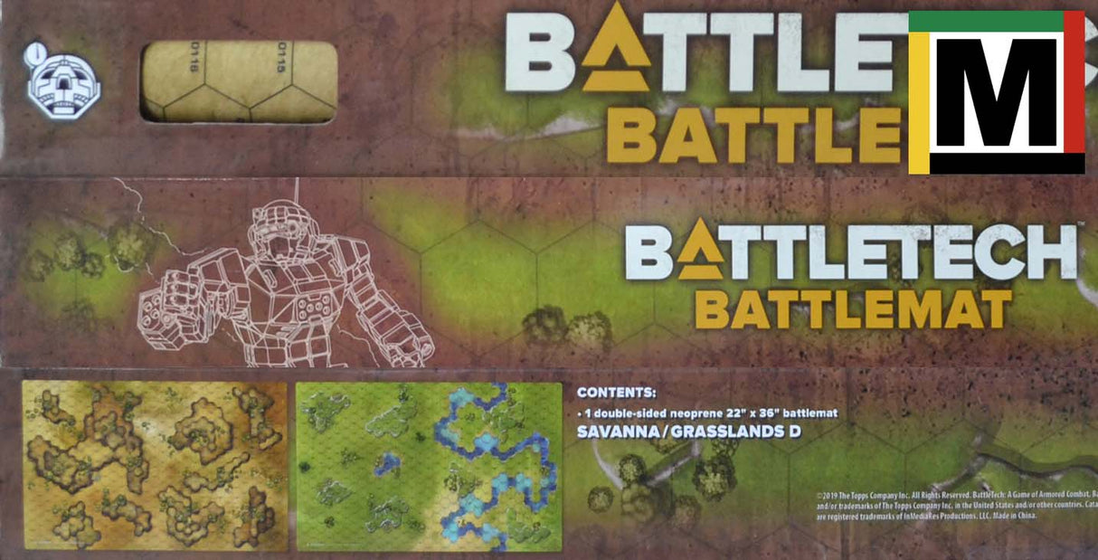 Battlemat D Grasslands / Savanna 35800D [Battletech]