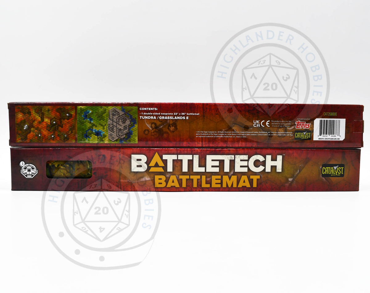 Battlemat E Tundra / Grasslands 35800E [Battletech] Catalyst Game Labs