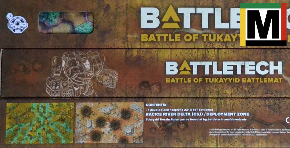 Battlemat F Battle of Tukayyid Racice River Delta [CSJ] / Deployment Zone 35800F [Battletech]