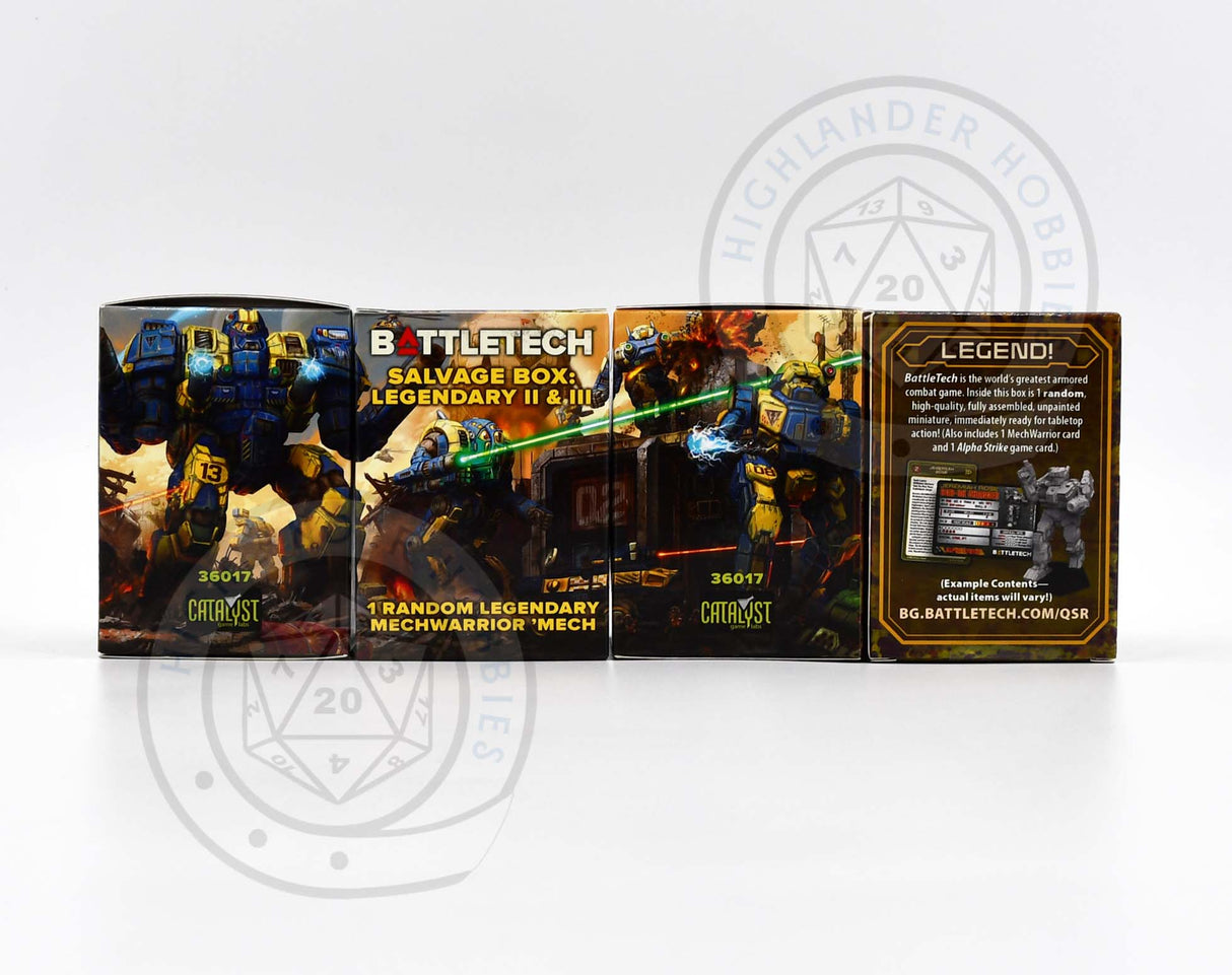 Salvage Blind Box Legendary II & III 36017 [Battletech]