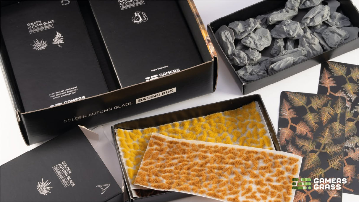 Gamers Grass - Basing Box - Golden Autumn Glade