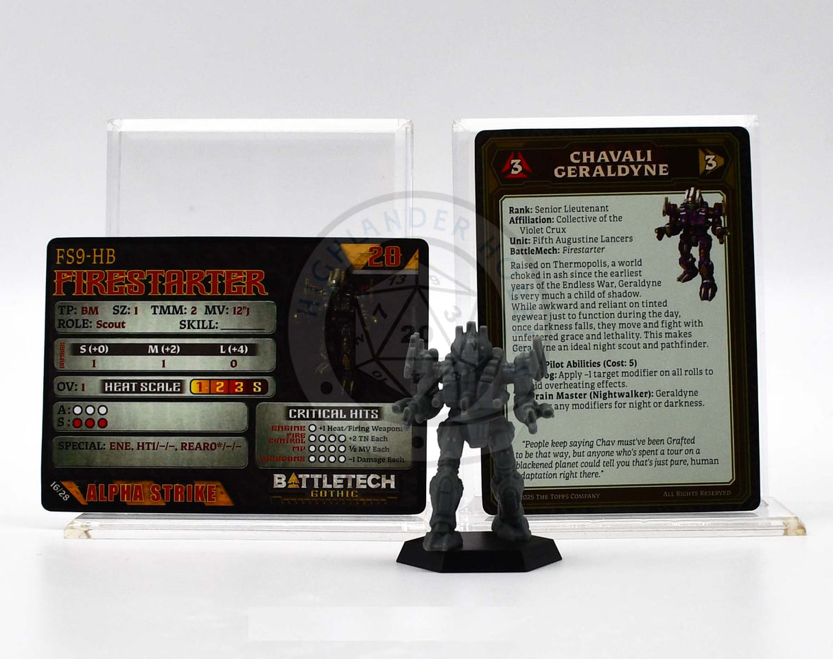 Firestarter Miniature / Battletech Gothic [Battletech] Catalyst Game Labs