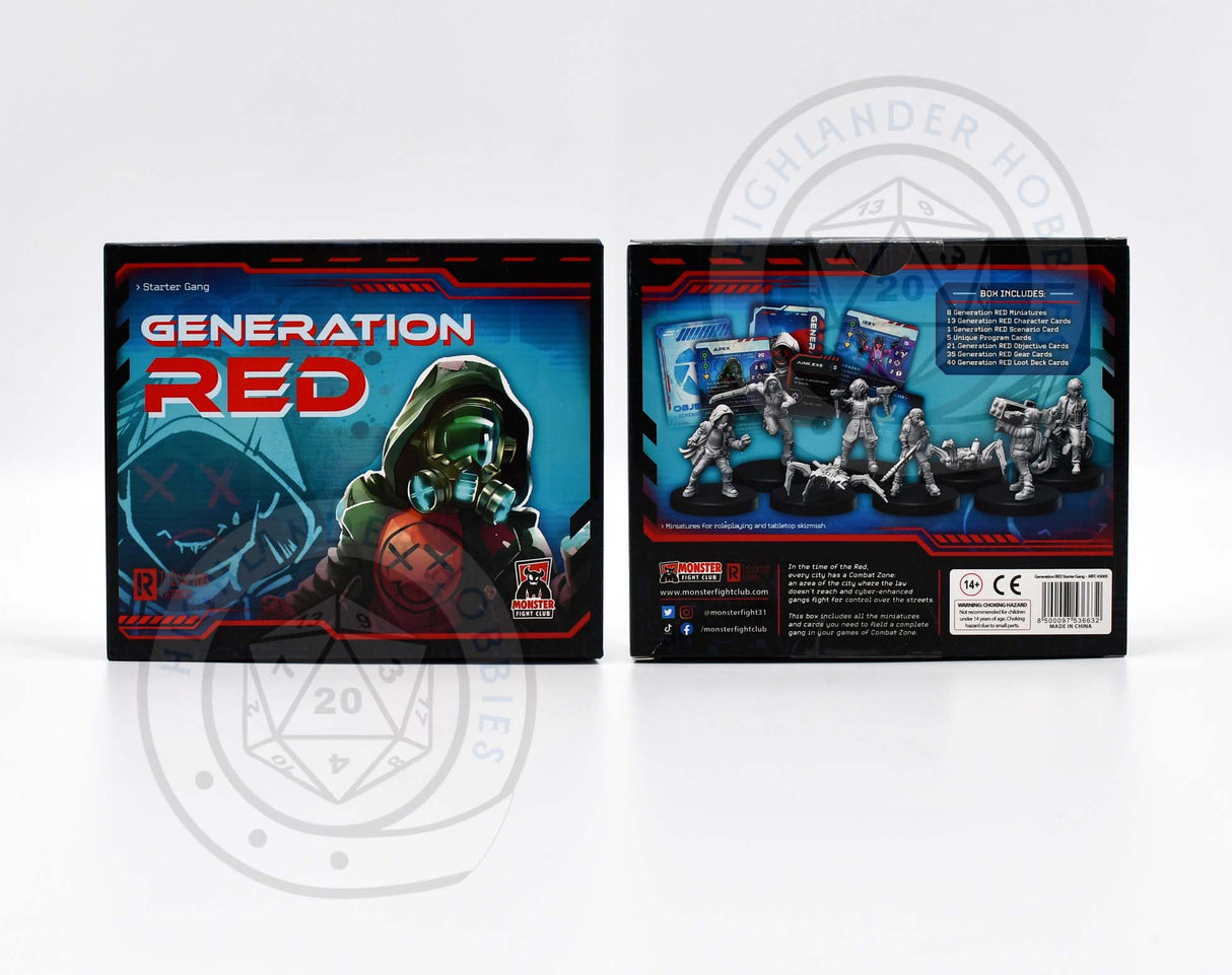 Generation RED Starter Gang [Cyberpunk Combat Zone] Monster Fight Club