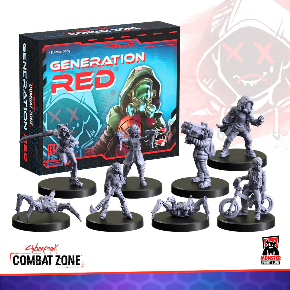 Generation RED Starter Gang [Cyberpunk Combat Zone] Monster Fight Club