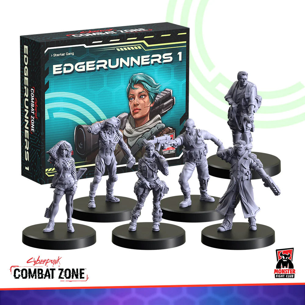 Edgerunners 1 Starter Gang [Cyberpunk Combat Zone] Monster Fight Club
