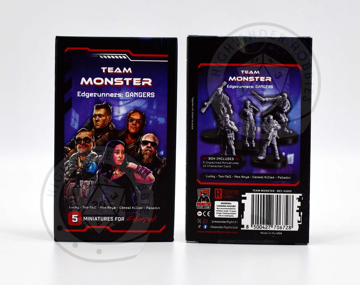 Team Monster Edgerunners Gangers [Cyberpunk Combat Zone] Monster Fight Club