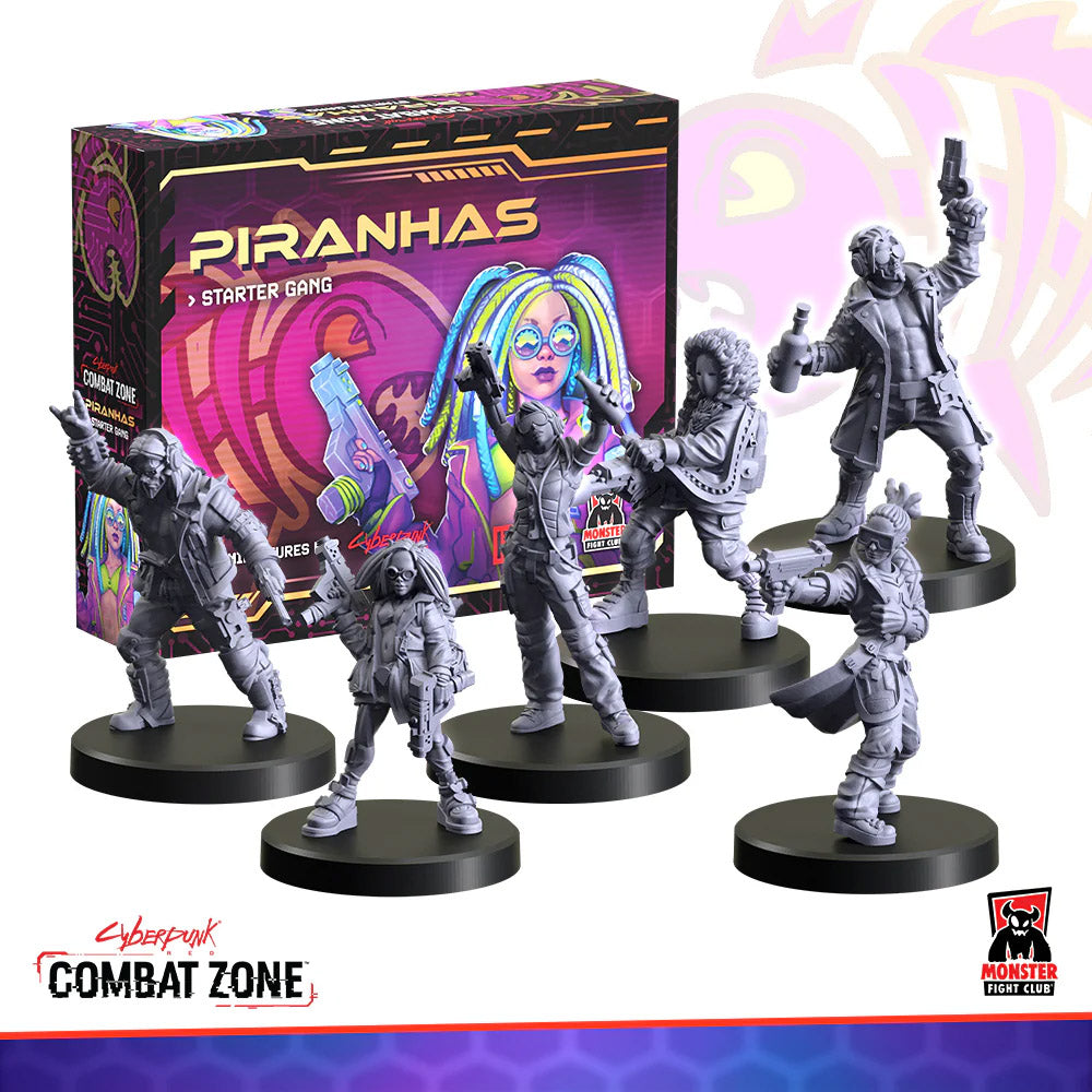 Piranhas Starter Gang [Cyberpunk Combat Zone] Monster Fight Club