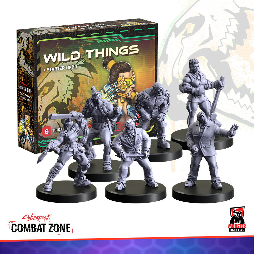 Wild Things Starter Gang [Cyberpunk Combat Zone] Monster Fight Club