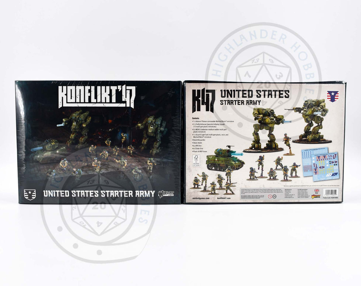 United States Starter Army [Konflikt '47] Warlord Games