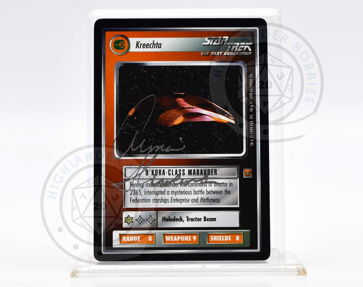 Armin Shimmerman Autograph [Kreechta Card - Star Trek 1E CCG]