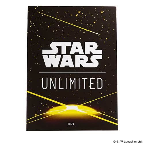 Yellow / Black Art Sleeves Star Wars Unlimited [Gamegenic]