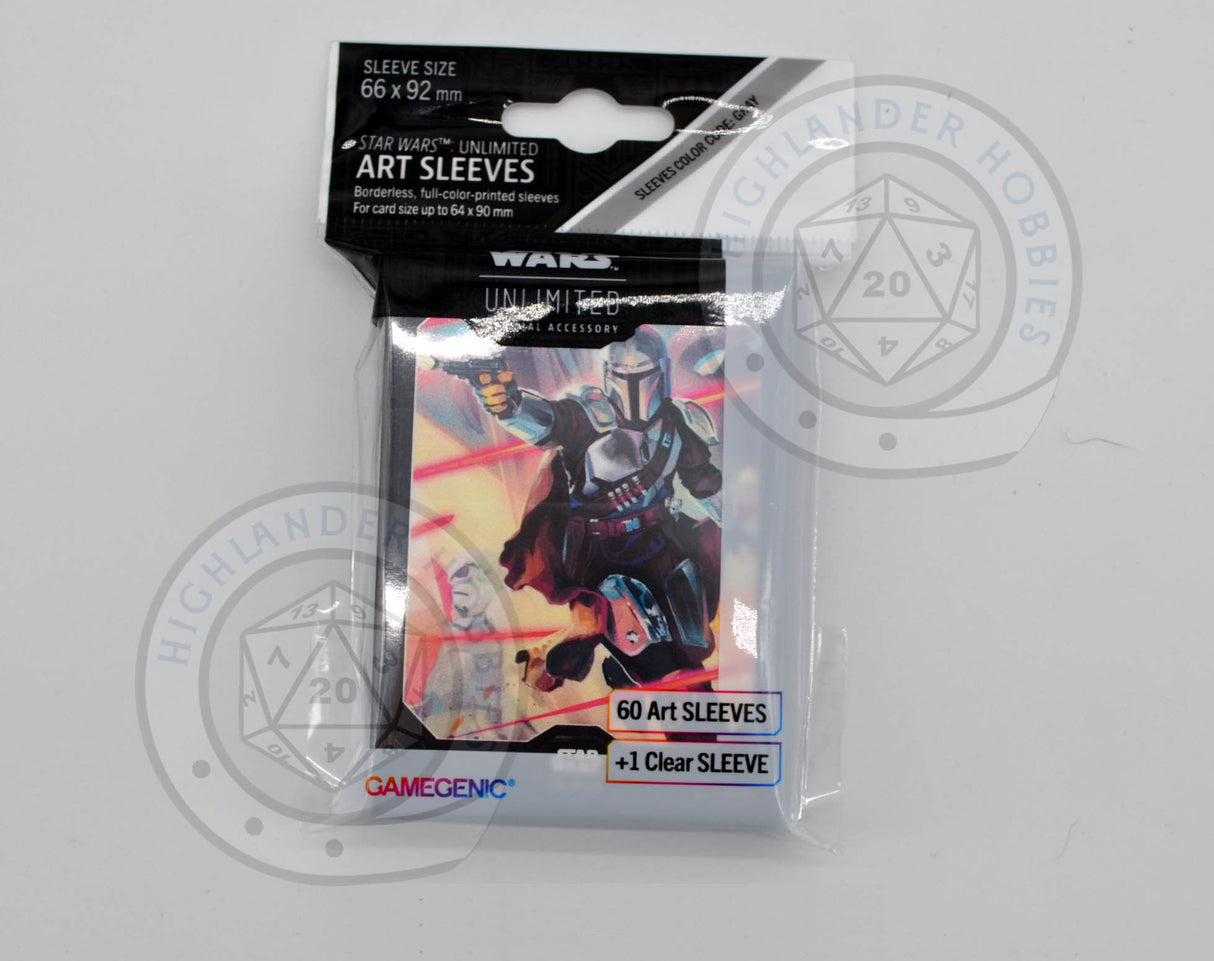 Mandalorian Art Sleeves Star Wars Unlimited [Gamegenic]