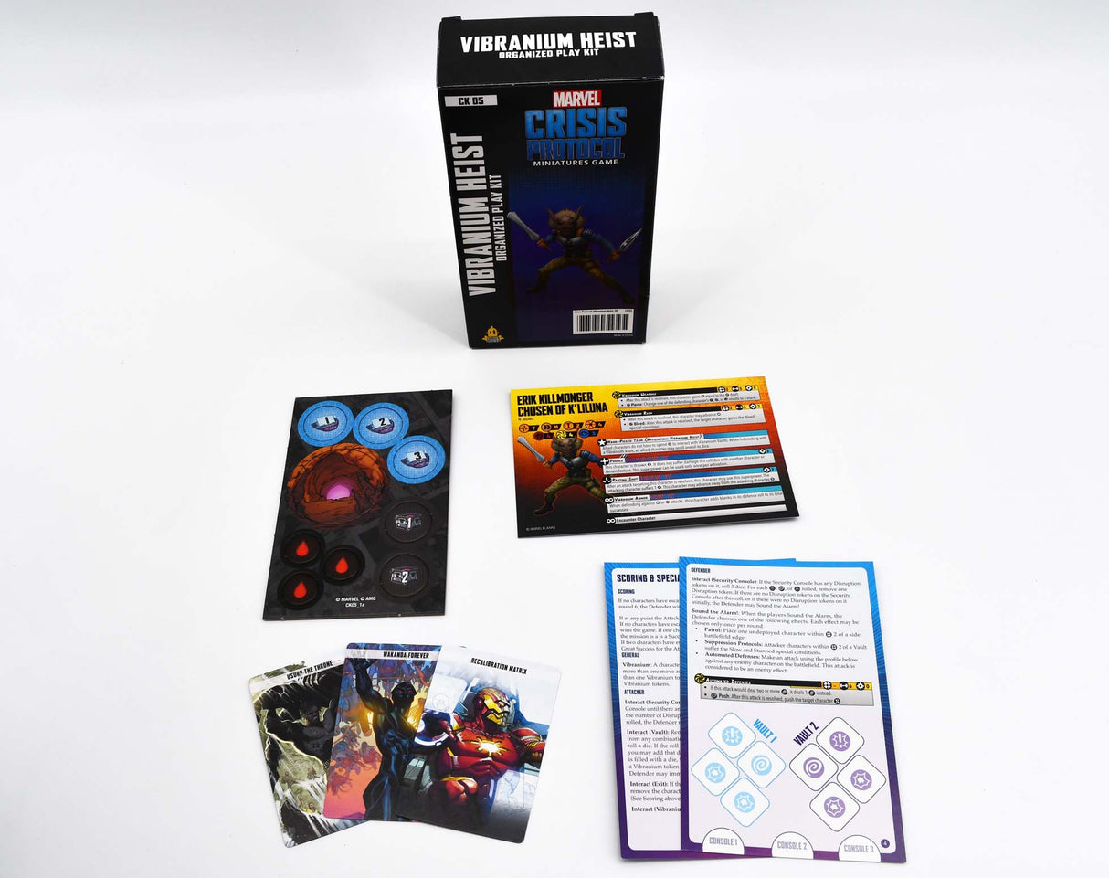 Vibranium Heist OP Set for 1 Player [Marvel Crisis Protocol] Atomic Mass Games