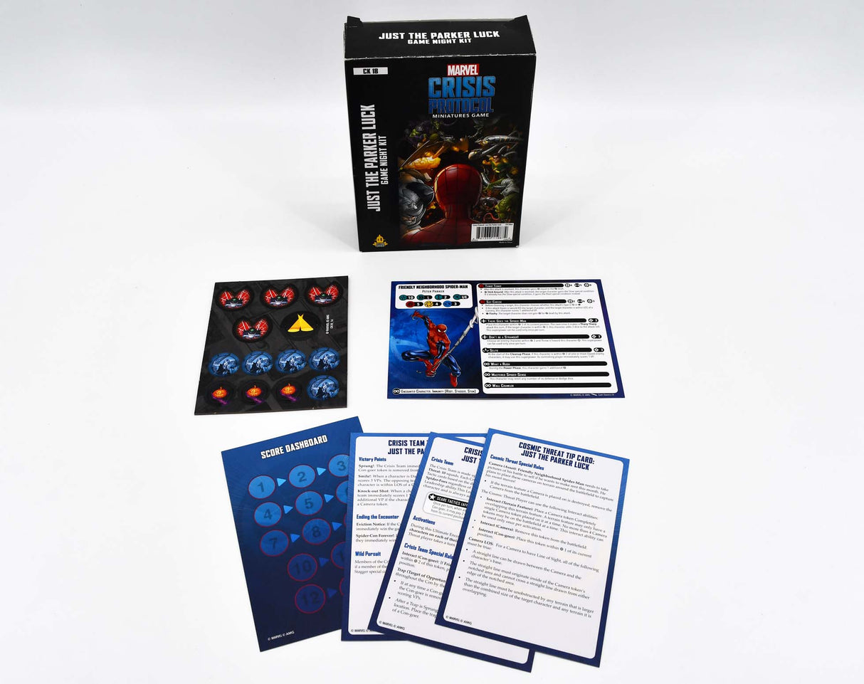 Just the Parker Luck OP Set for 1 Player [Marvel Crisis Protocol] Atomic Mass Games