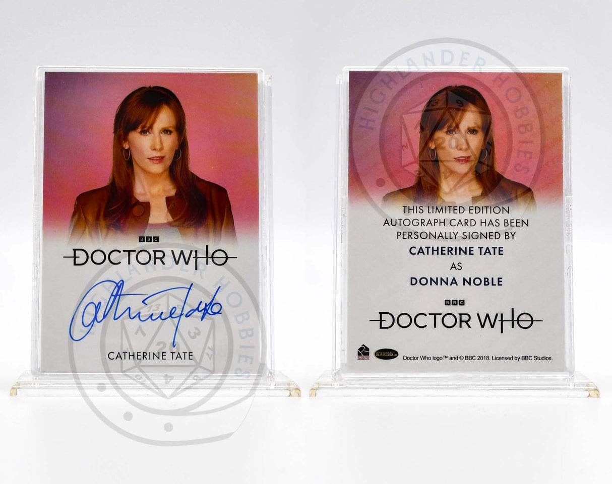 Catherine Tate as Donna Noble SIGNATURE Card from Doctor Who Series 5-7