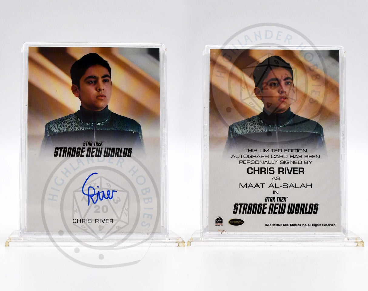 Chris River as Maat Al-Salah SIGNATURE Card from Star Trek Strange New Worlds Season 1