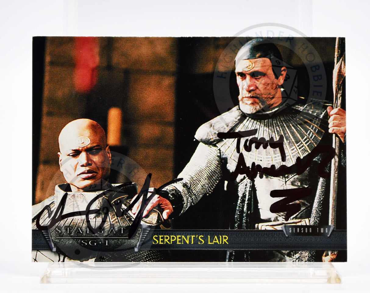Christopher Judge & Tony Amendola [Stargate Card 25]
