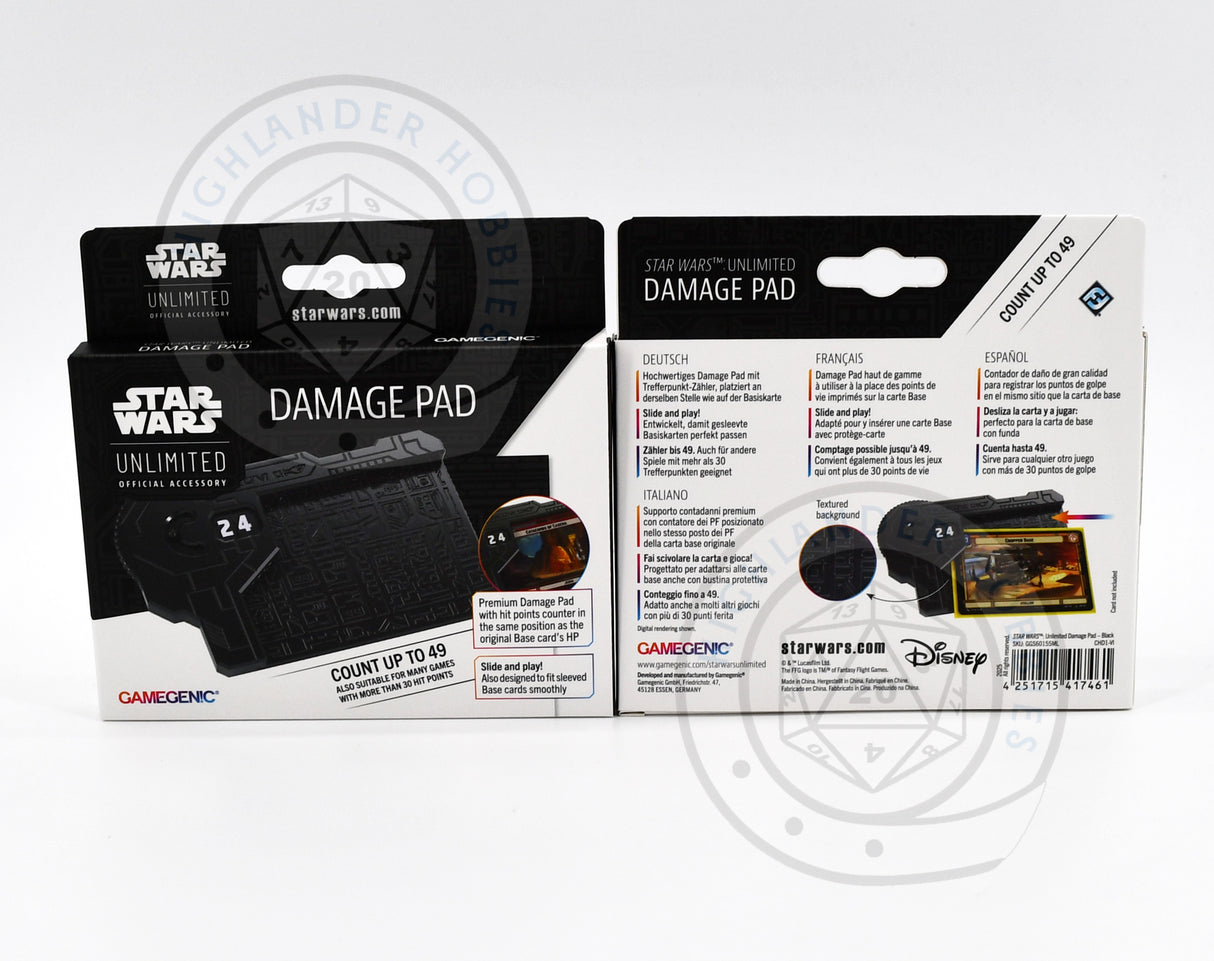 Black Game Pad Star Wars Unlimited [Gamegenic]