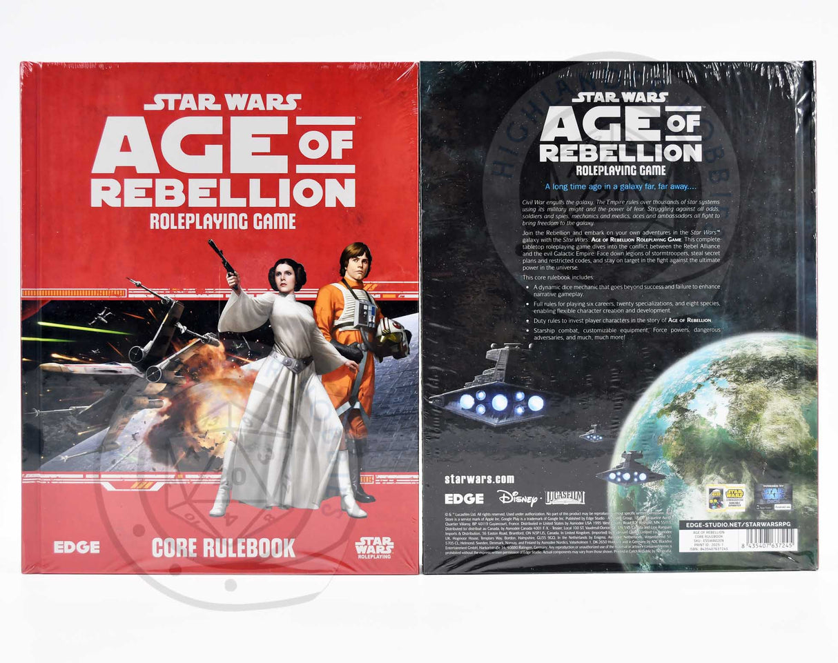 Age of Rebellion CORE Rulebook [Star Wars RPG] Edge Studio
