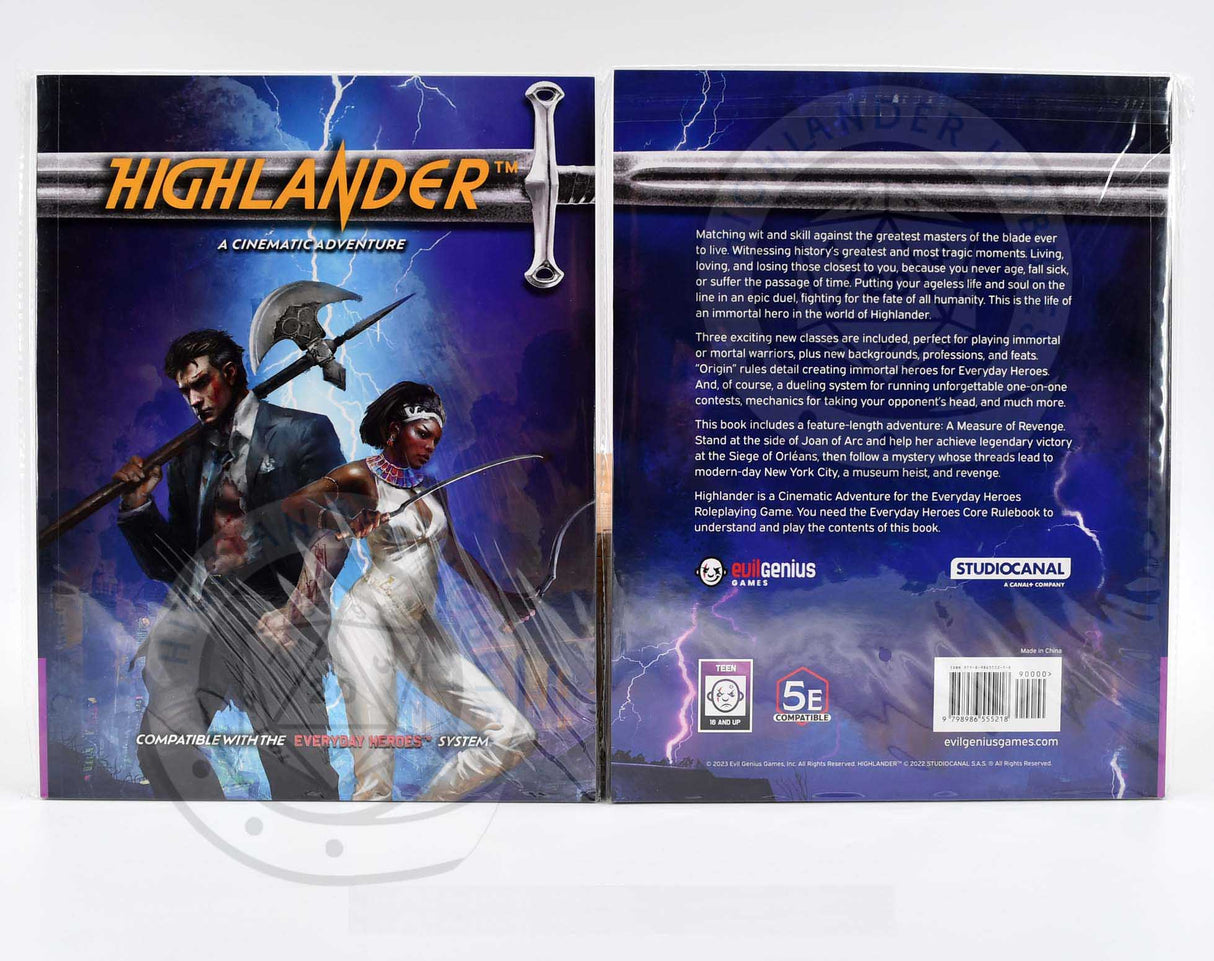 Highlander Cinematic Adventure [Everyday Heroes] Evil Genius Games