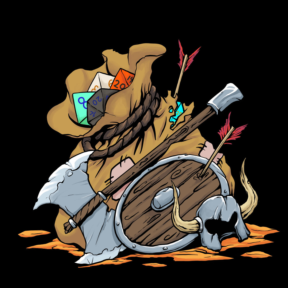 DnD Mystery Dice Set (7 Pcs)