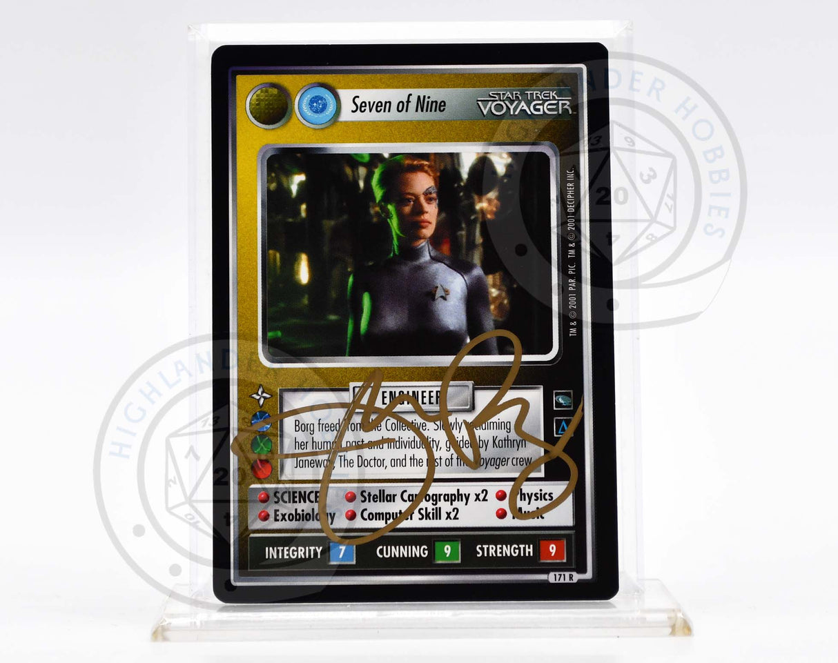 Jeri Ryan Autograph [Seven of Nine Card - Star Trek 1E CCG]