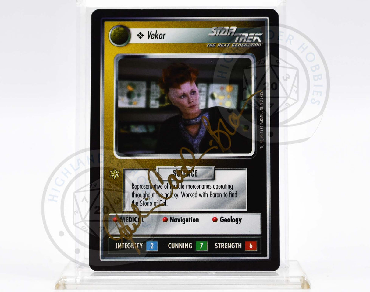 Julie Caitlin Brown Autograph [Vekor Card - Star Trek 1E CCG]