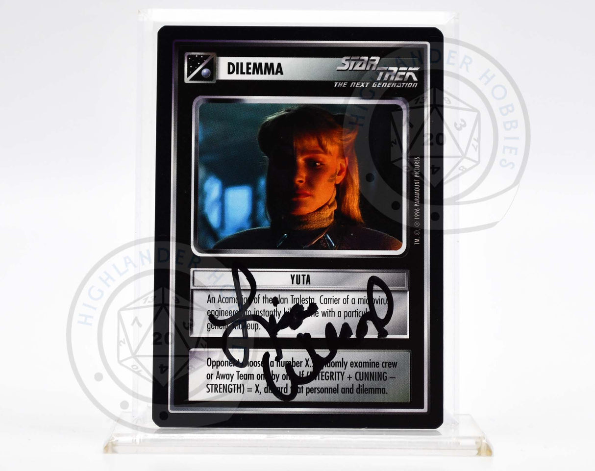 Lisa Wilcox Autograph [Yuta Card - Star Trek 1E CCG]