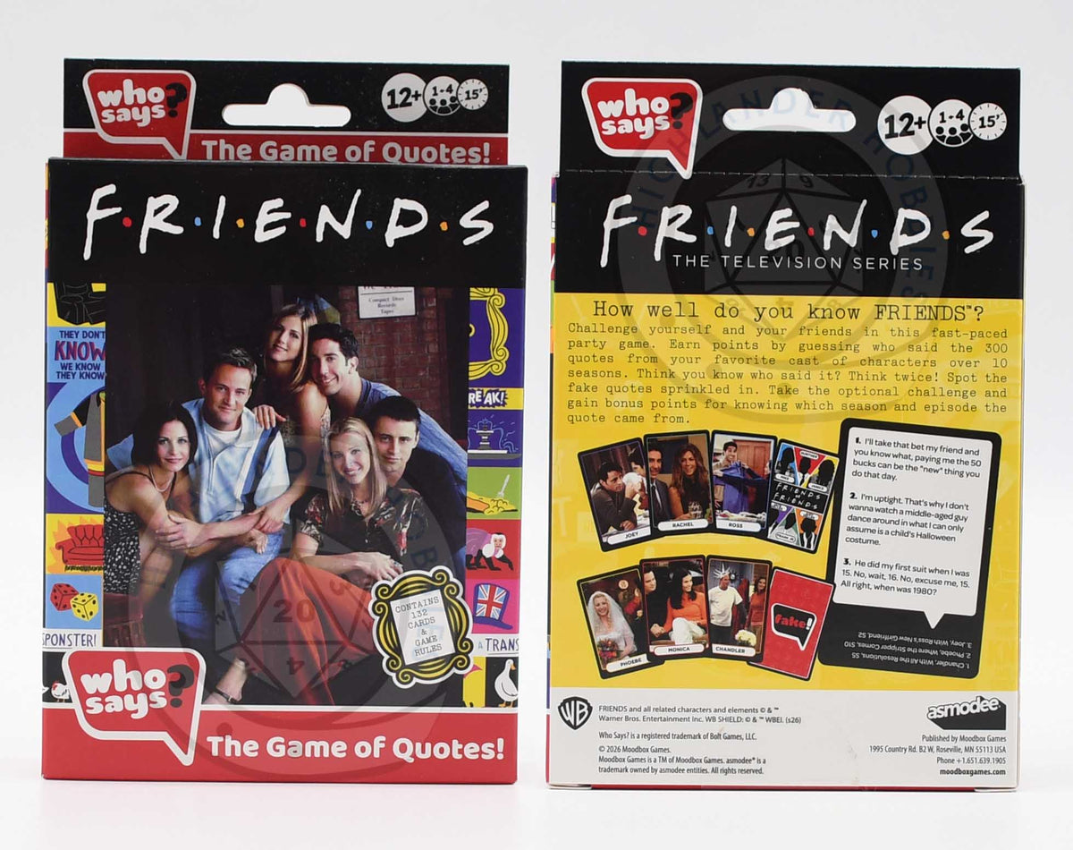 Who Says? Friends [Game of Quotes] Asmodee