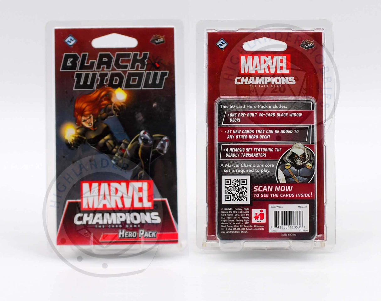 Black Widow Hero Pack [Marvel Champions] Fantasy Flight Games