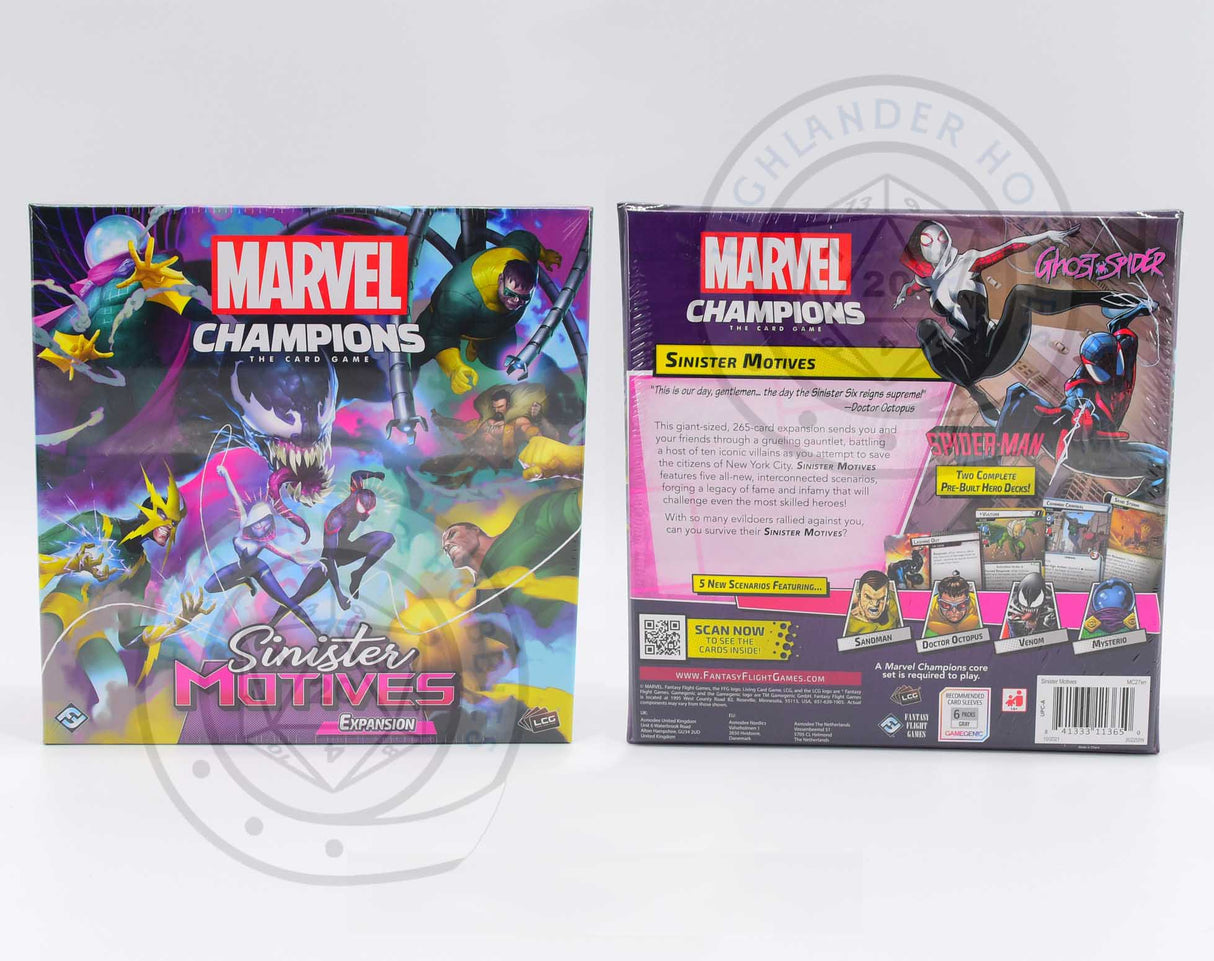 Sinister Motives Expansion [Marvel Champions] Fantasy Flight Games