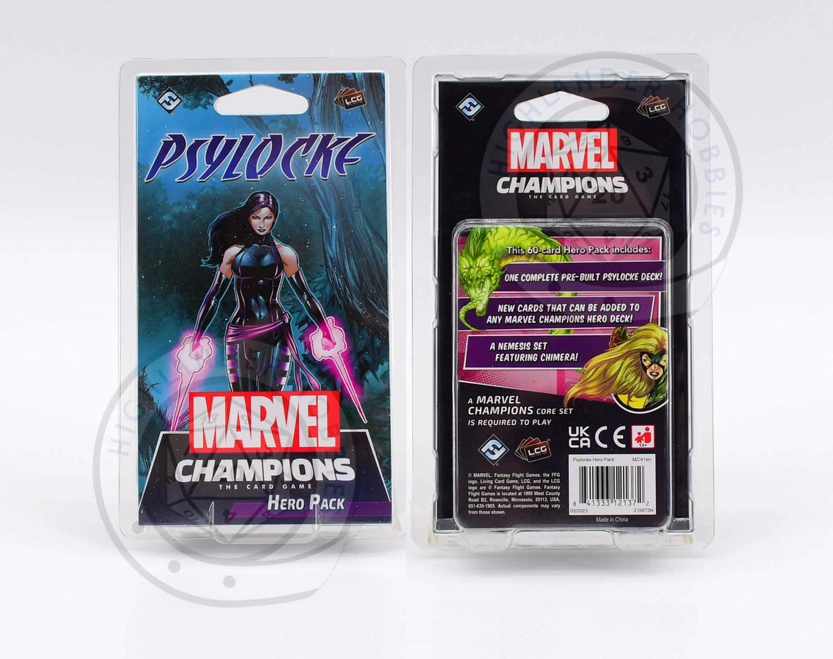 Psylocke Hero Pack [Marvel Champions] Fantasy Flight Games
