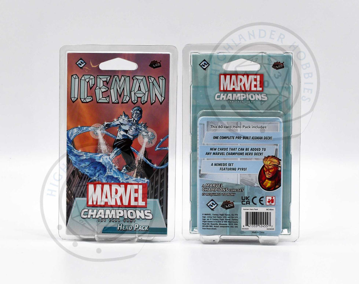 Iceman Hero Pack [Marvel Champions] Fantasy Flight Games