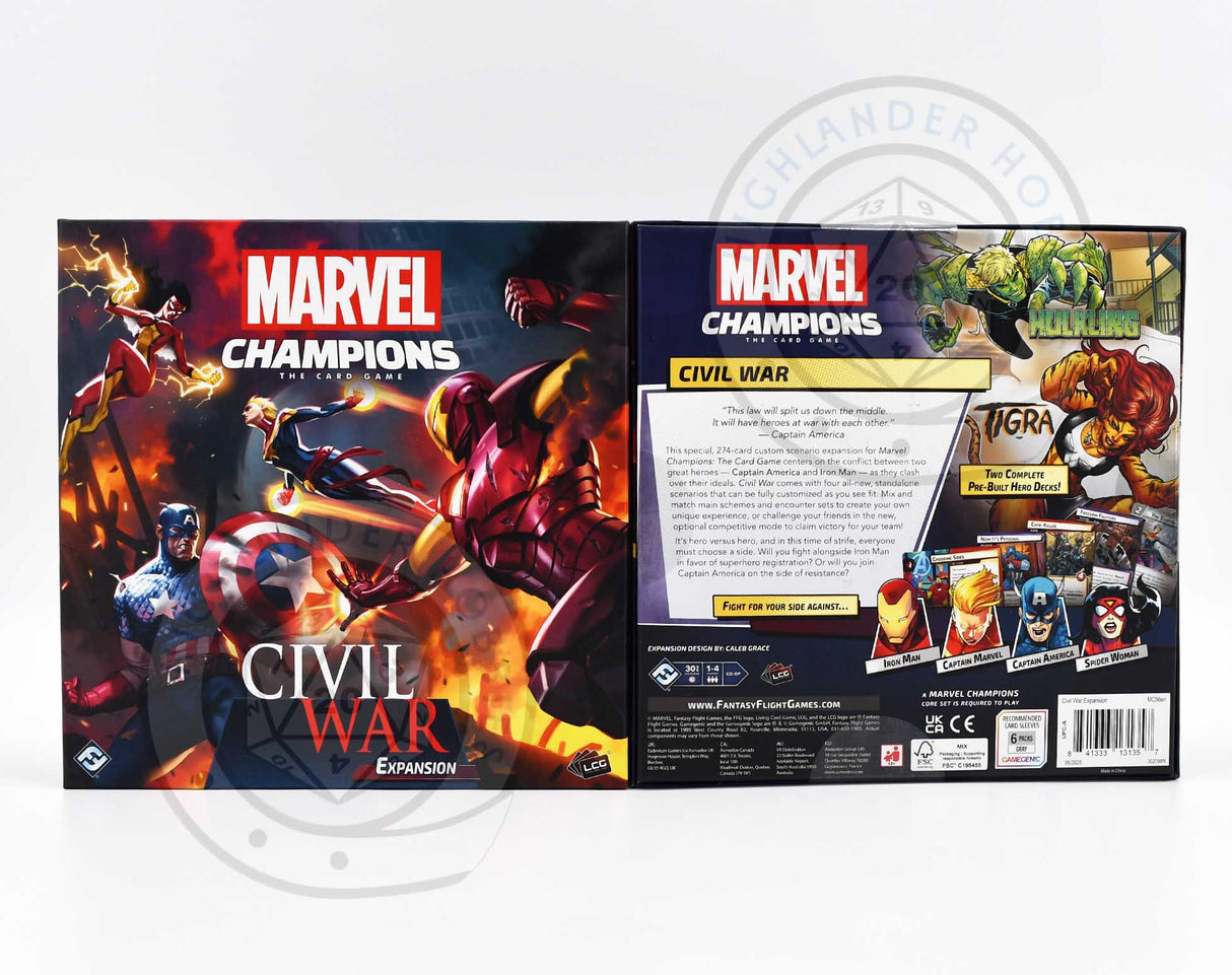 Civil War Expansion Box [Marvel Champions] Fantasy Flight Games