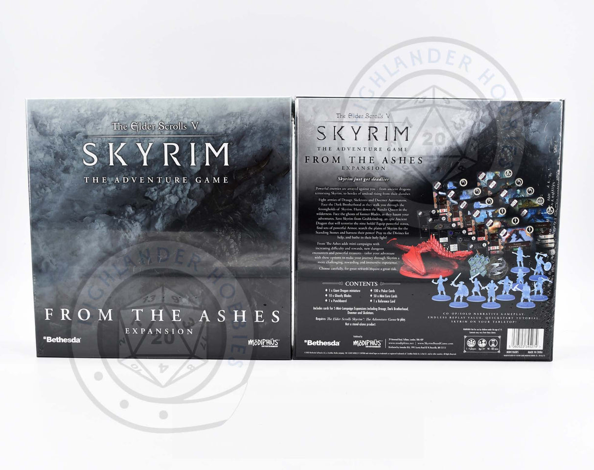 From the Ashes Expansion [Elder Scrolls V Skyrim The Adventure Game] Modiphius