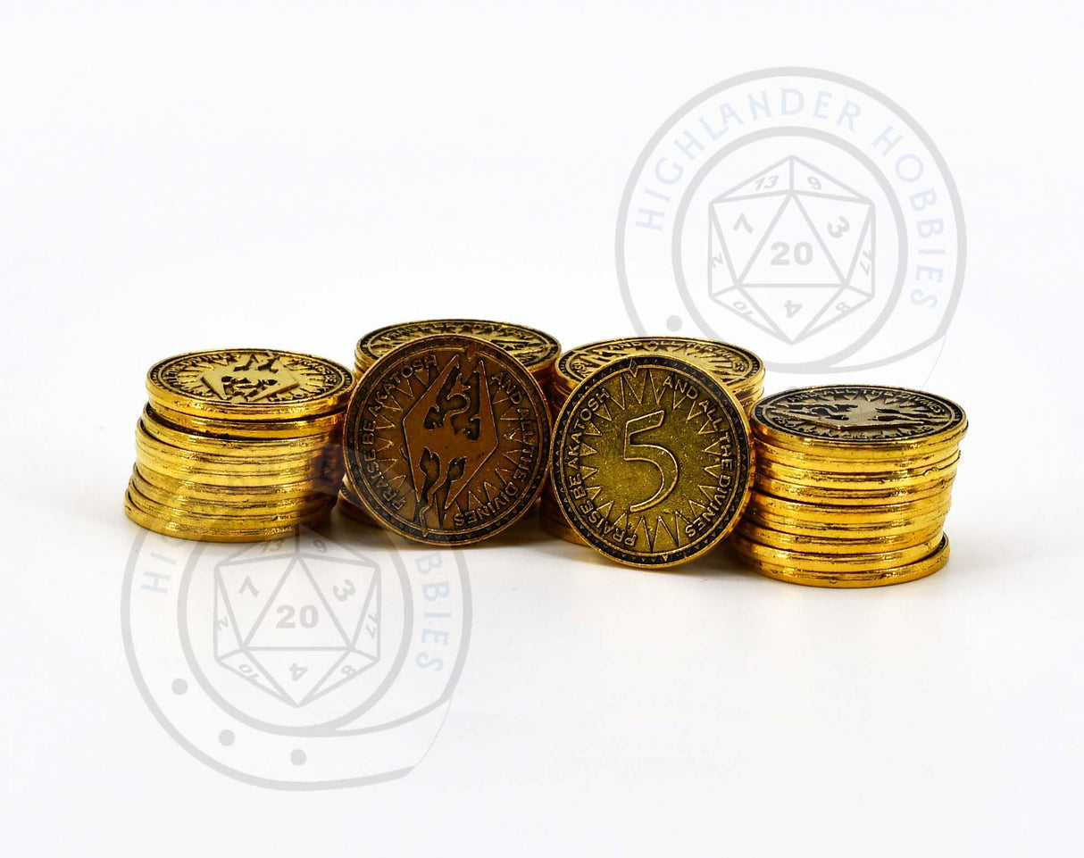 Metal Septims [Elder Scrolls V Skyrim The Adventure Game] Modiphius