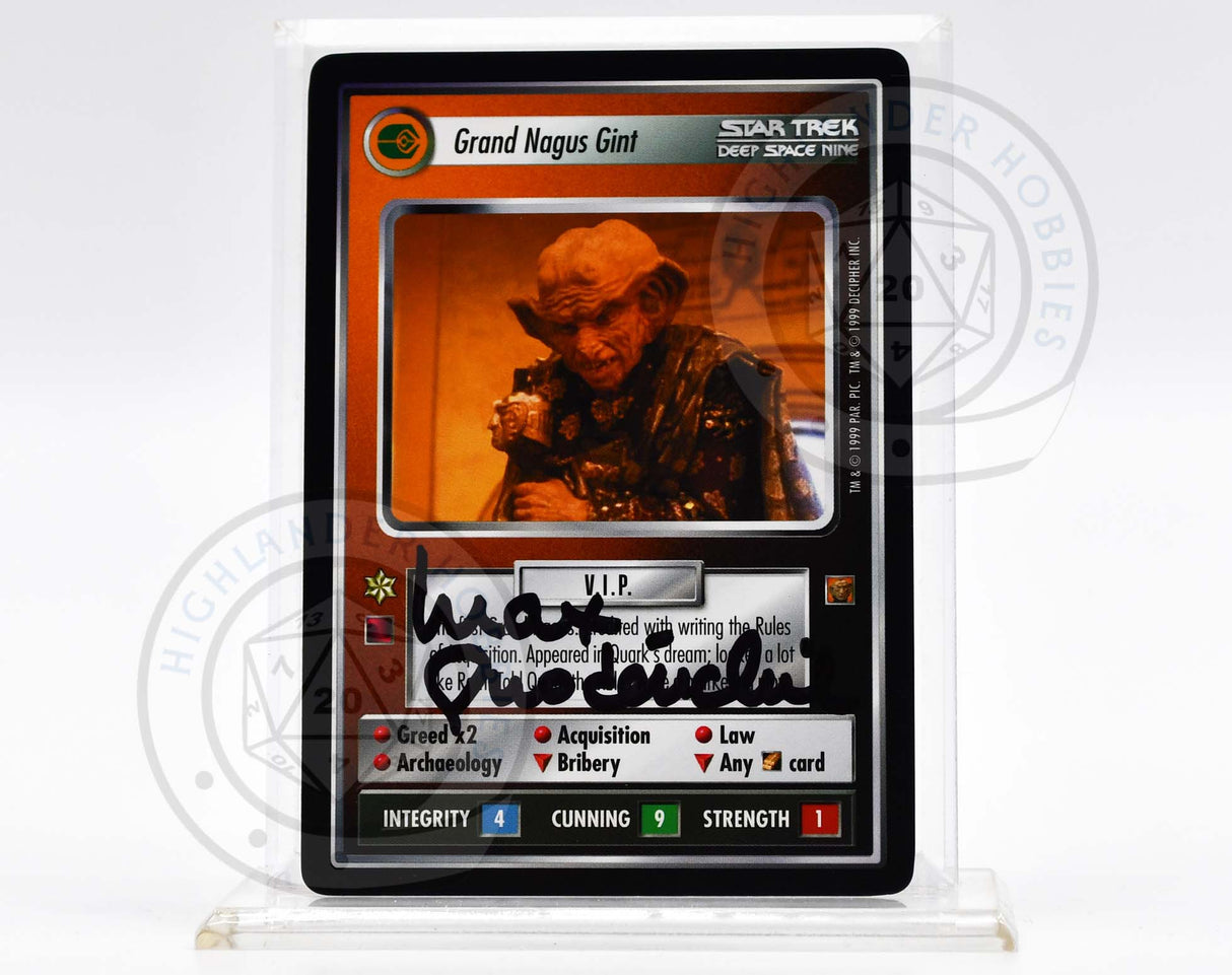 Max Grodénchik [Grand Nagus Gint Card - Star Trek 1E CCG]