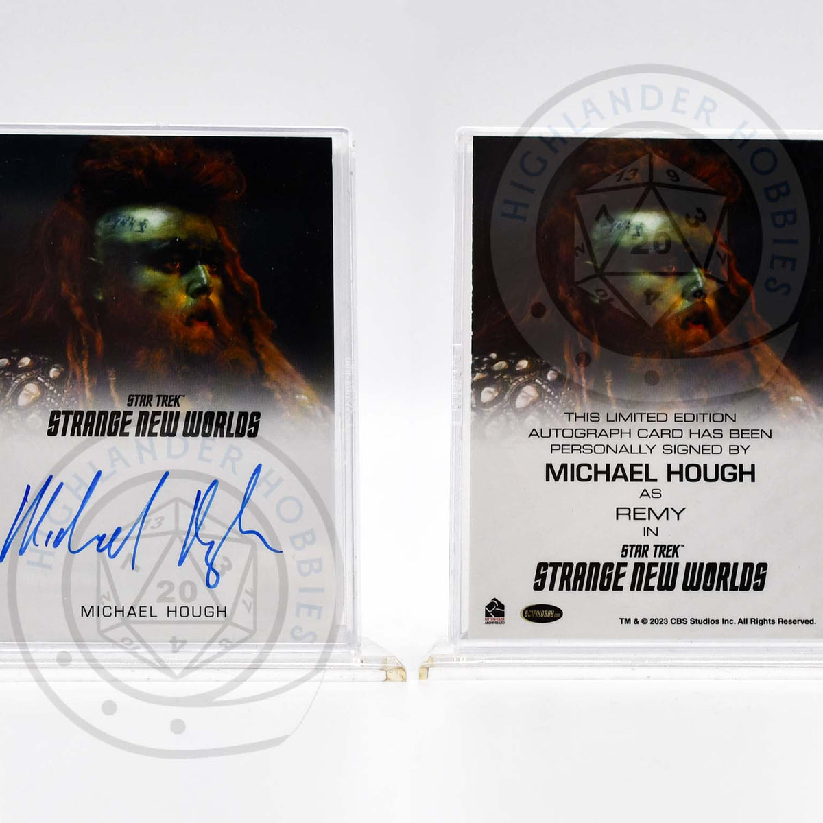 Michael Hough as Remy SIGNATURE Card from Star Trek Strange New Worlds ...