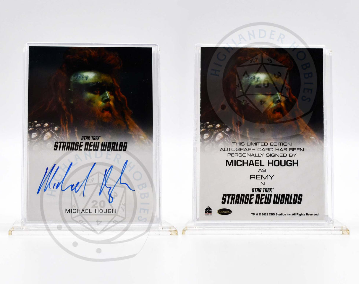 Michael Hough as Remy SIGNATURE Card from Star Trek Strange New Worlds Season 1
