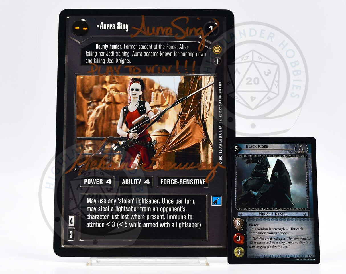 Michonne Bourriague Autograph [Aurra Sing Oversized Card - Star Wars CCG]