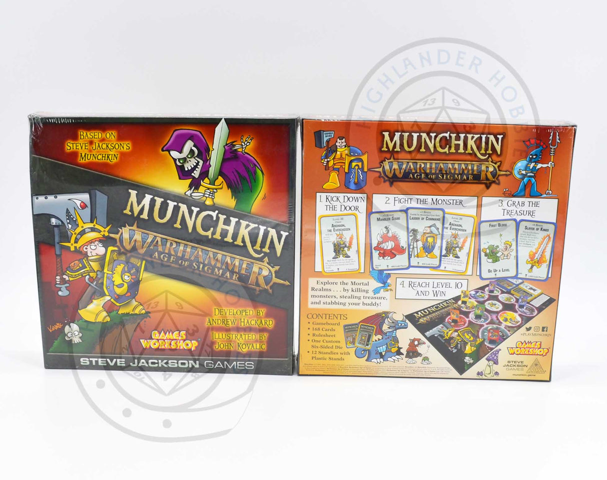 Munchkin Warhammer: Age of Sigmar [Steve Jackson Games] Damaged Box SEALED