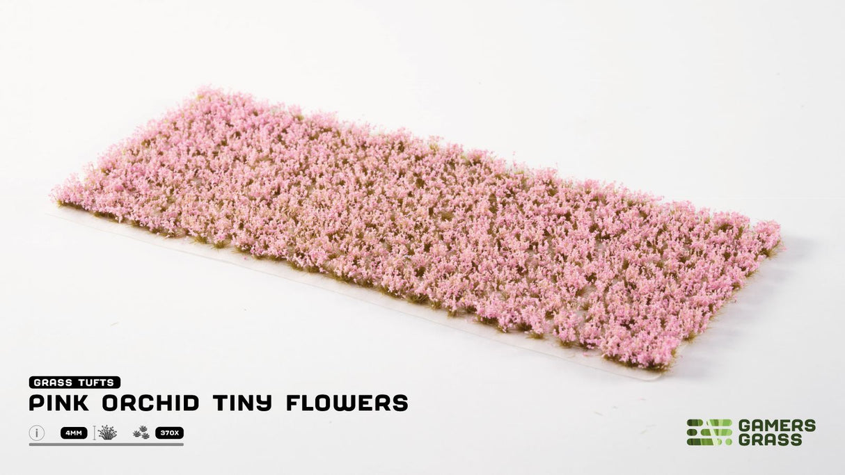 Gamers Grass - Tiny Flower Tuft Set - Pink Orchid