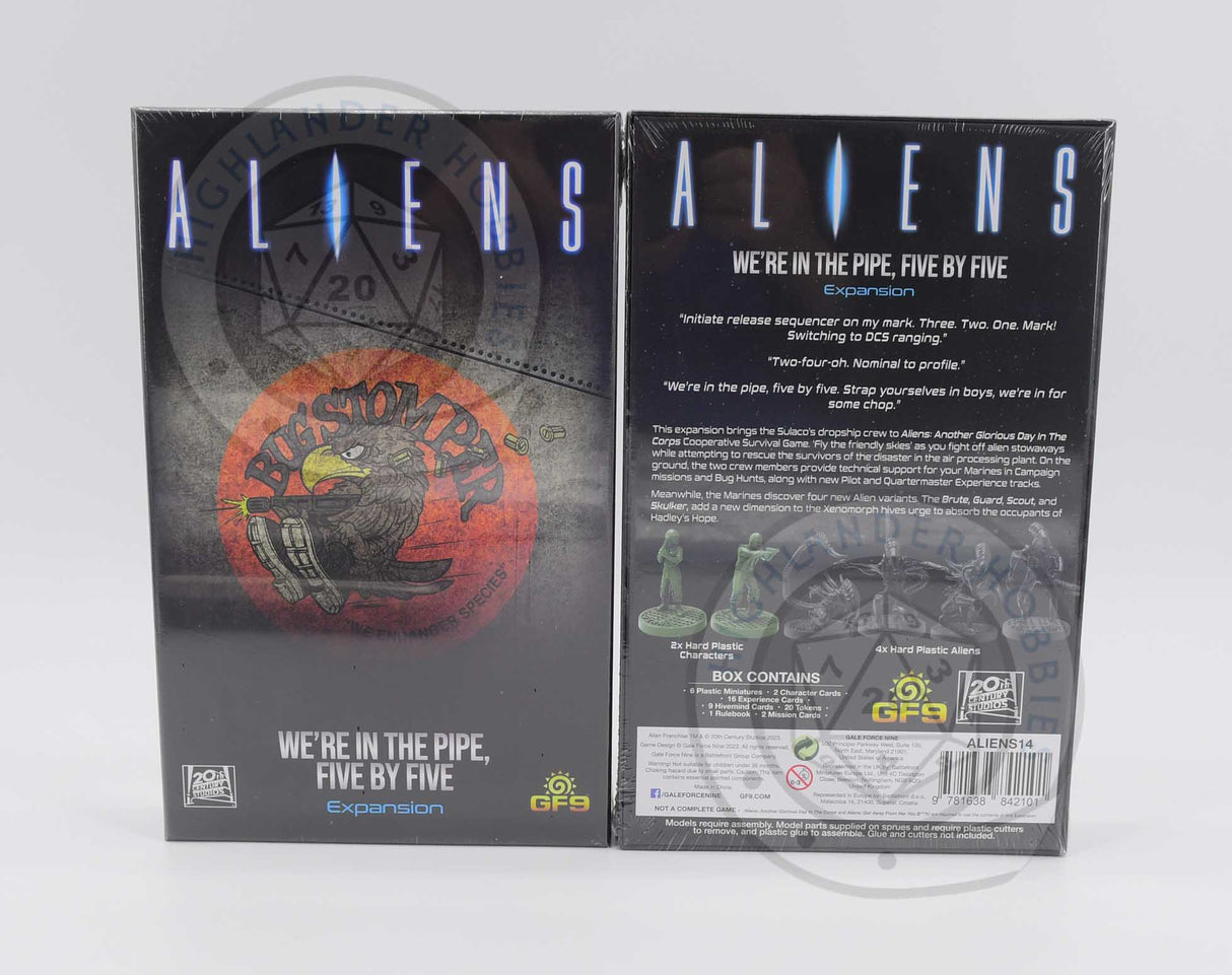 We're in the Pipe, Five by Five Expansion [Aliens] Gale Force 9