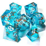 Sunken Treasure Liquid Core RPG Dice Set - 7 Pieces
