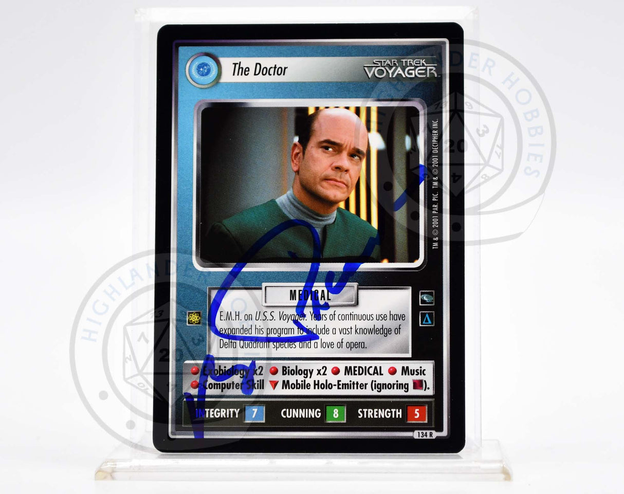 Robert Picardo Autograph [The Doctor Card - Star Trek 1E CCG]