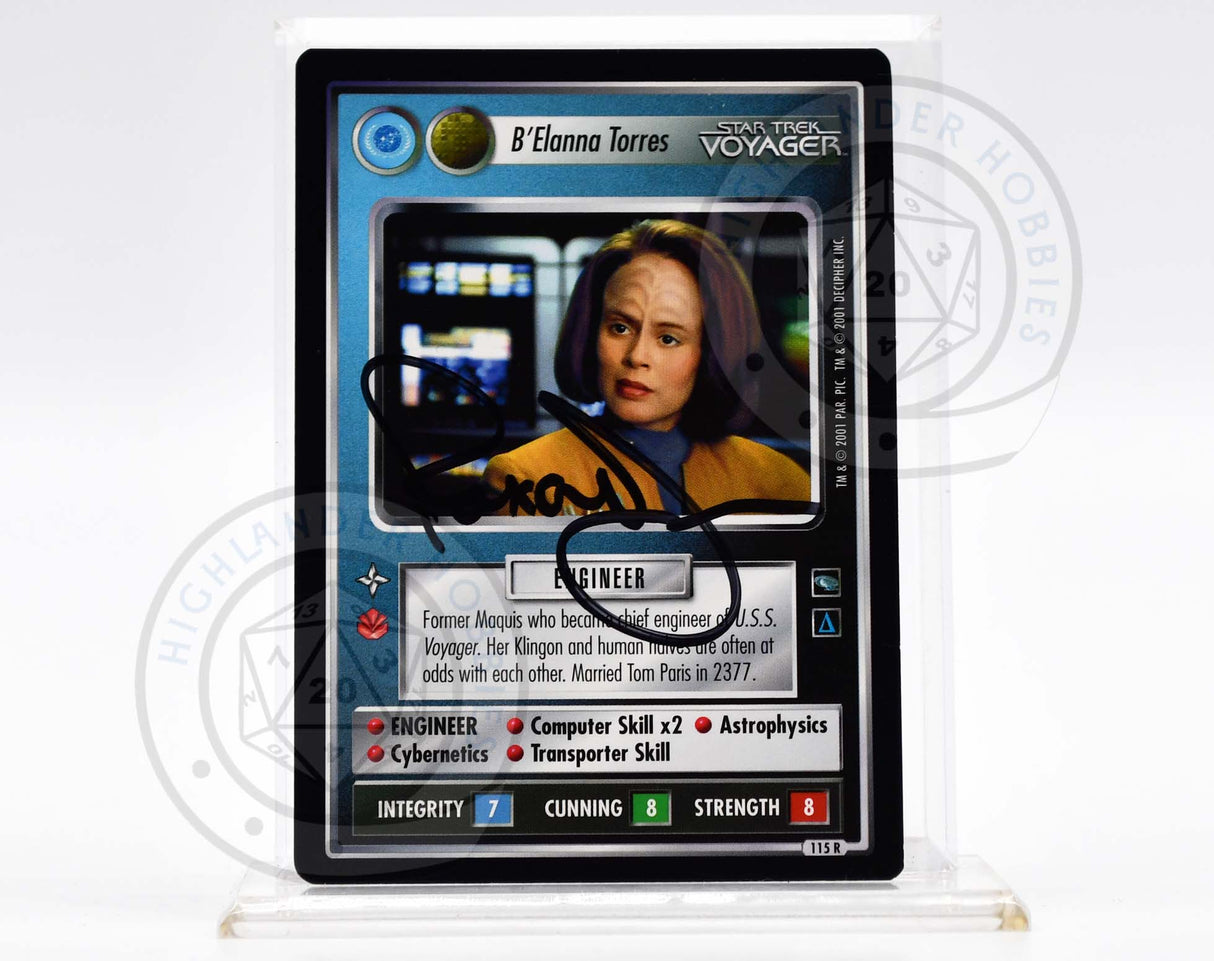Roxann Dawson Autograph [B'Elanna Torres Card - Star Trek 1E CCG]
