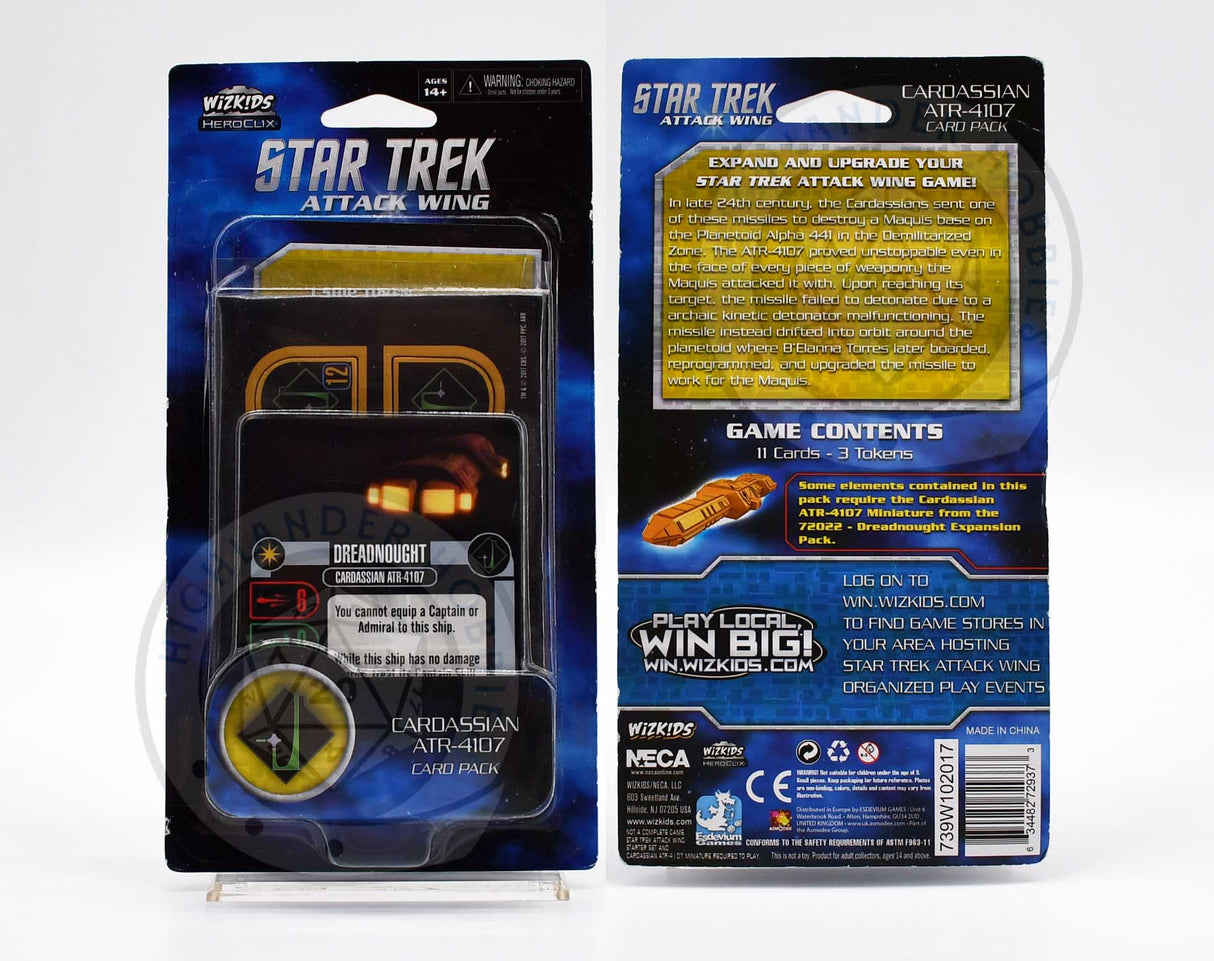 Cardassian ATR-4107 Card Pack [Star Trek Attack Wing] Wizkids