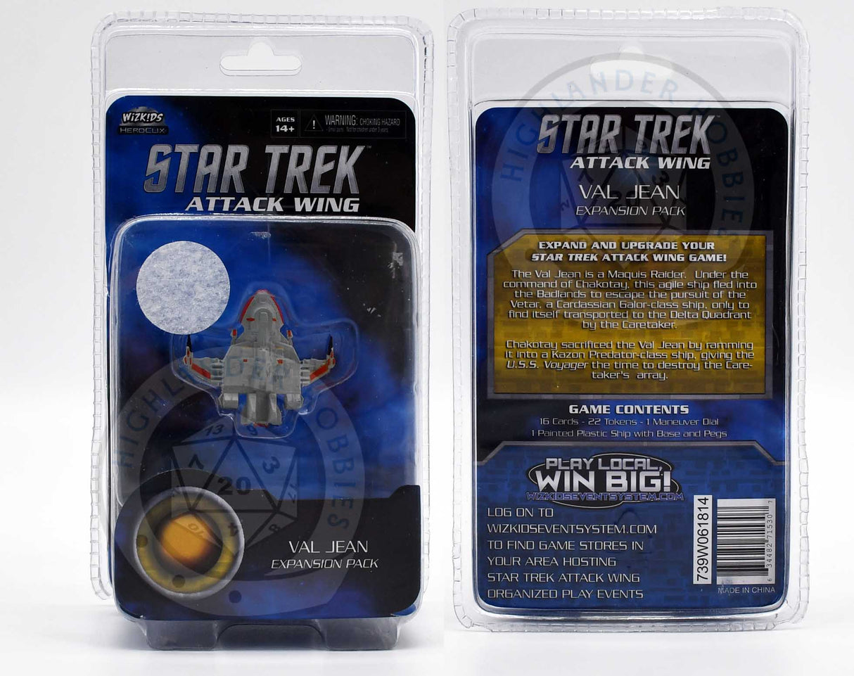 Val Jean Expansion Pack [Star Trek Attack Wing] Wizkids