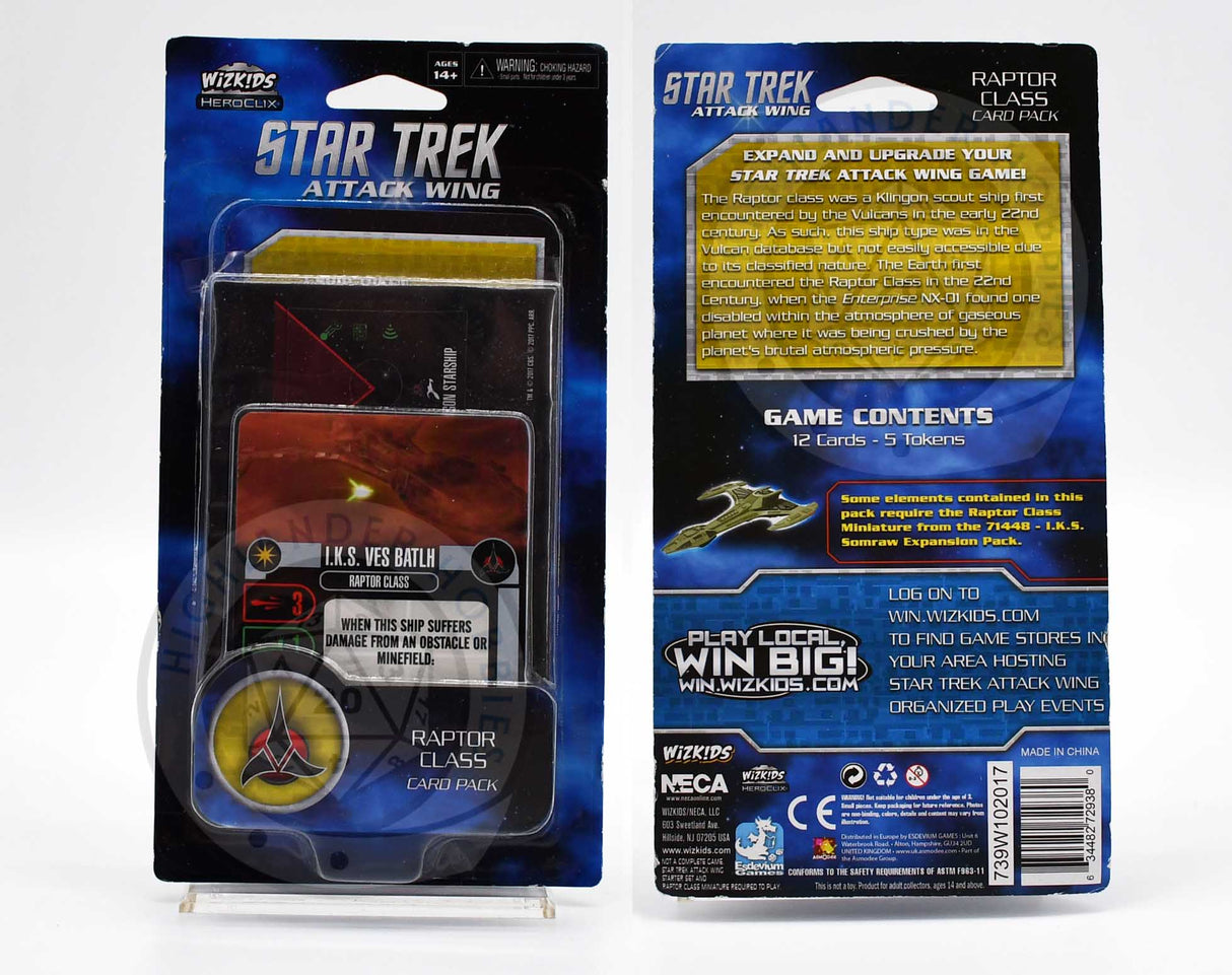 Raptor Class Card Pack [Star Trek Attack Wing] Wizkids